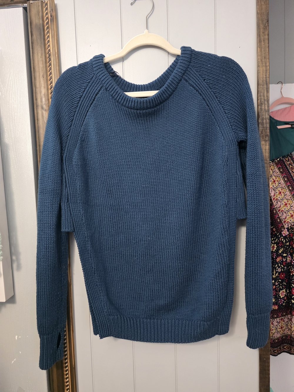lululemon athletica Teal Blue Crewneck Sweater